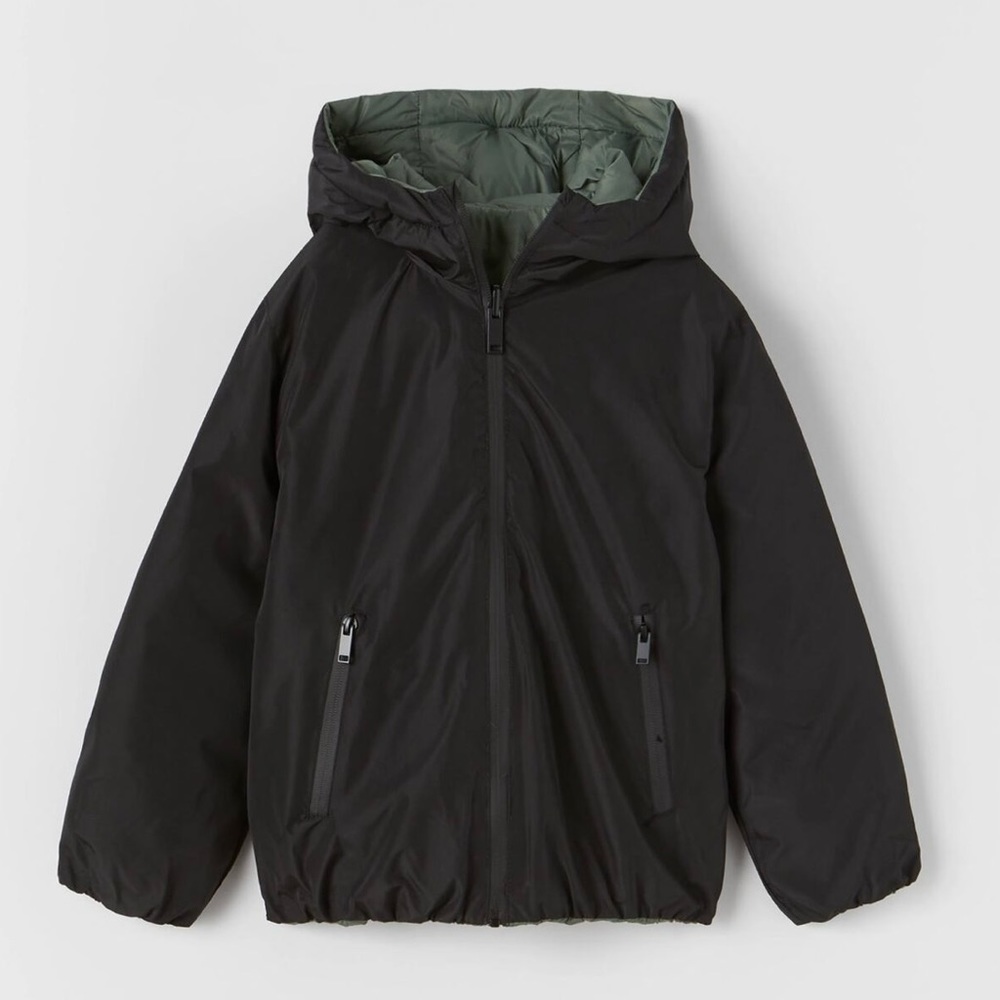 Zara Reversible Heat Sealed Quilted Jacket Size 11/12